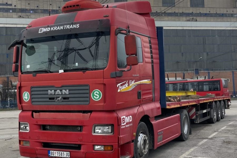 Kamion za specijalni transport vangabaritnog tereta